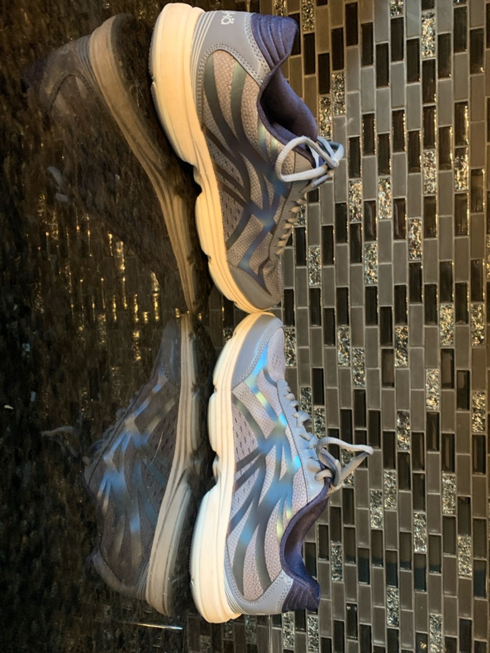 Ryka Light Blue Gray Women's Athletic Walking Shoe - Picture 5 of 8